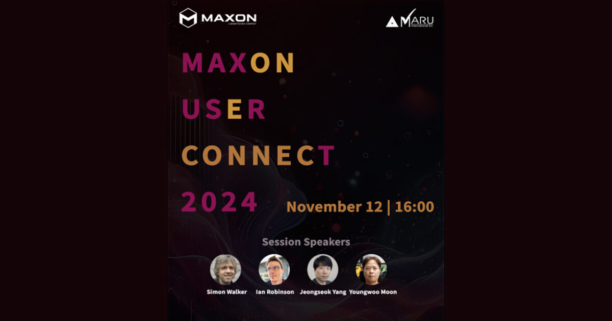 Maxon User Connect 2024, Seoul