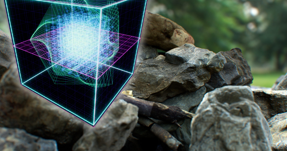 Stone Splines New Grid Spline Capsule, Stone and Wood 3D Scans for Cinema 4D’s…