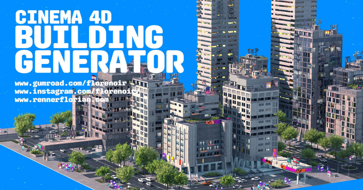 Cinema 4D Building Generator