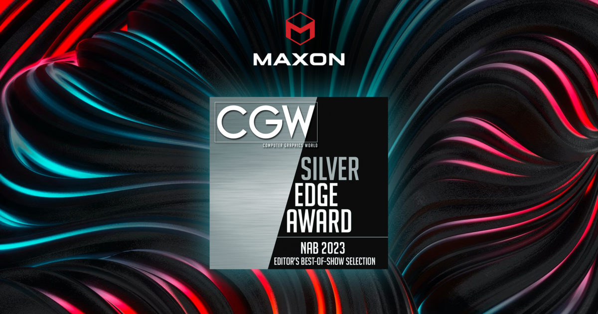 Maxon Cinema 4D 2023 Wins CGW Silver Edge Award