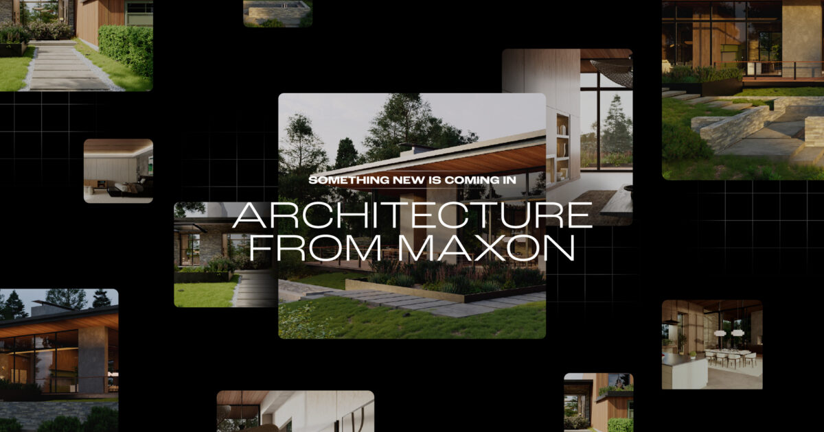Maxon、建築業界向けの新しいリアルタイムレンダリングおよび