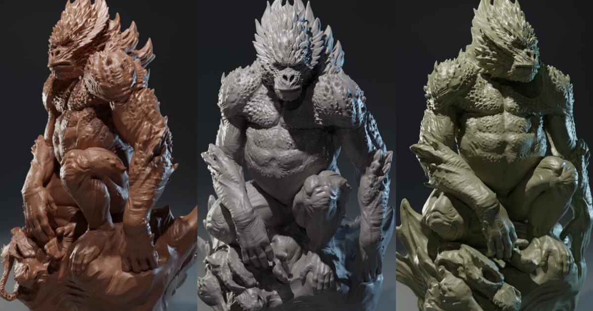 Maxon bringt digitale Tonmaterialien in Partnerschaft mit Monster Clay und CGS ORIS heraus