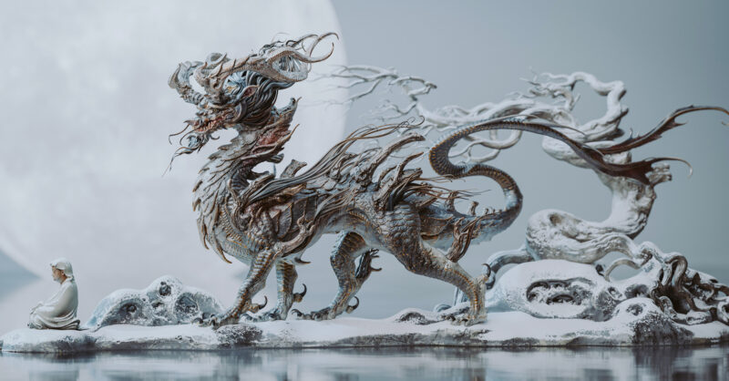 3DアーティストのZhelong XuがZBrush for iPadで神話のアイコンを制作