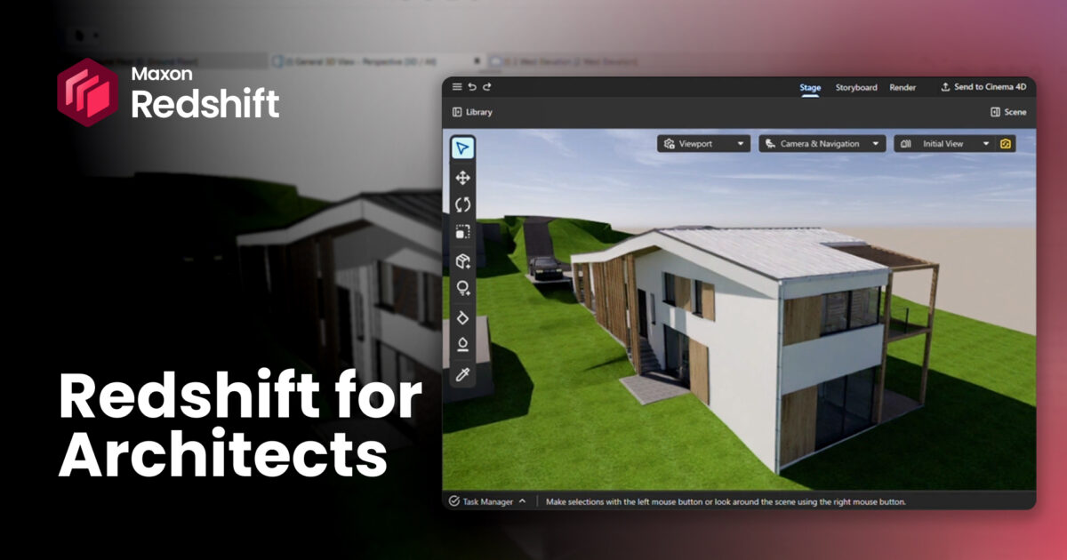 Maxon laajentaa arkkitehtuuriohjelmistoaan Archicad-tuella
