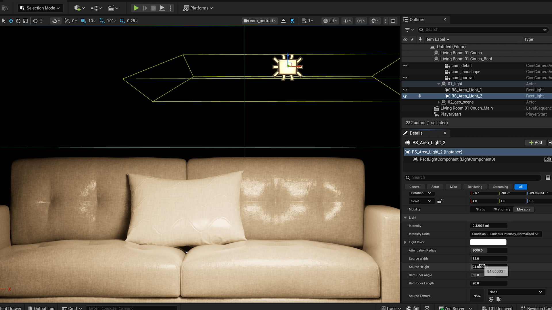 Cineware pour Unreal Engine, preview 2