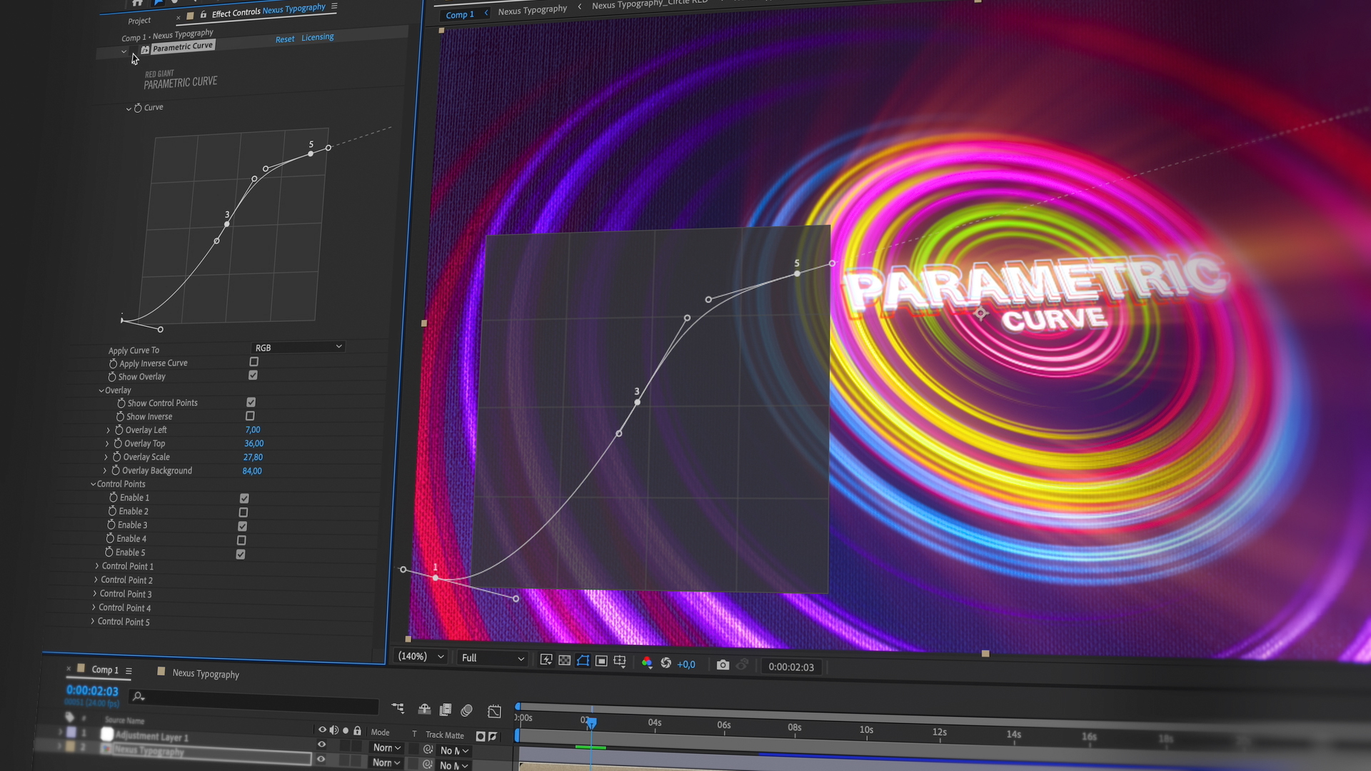 Parametric Curve, aperçu 1